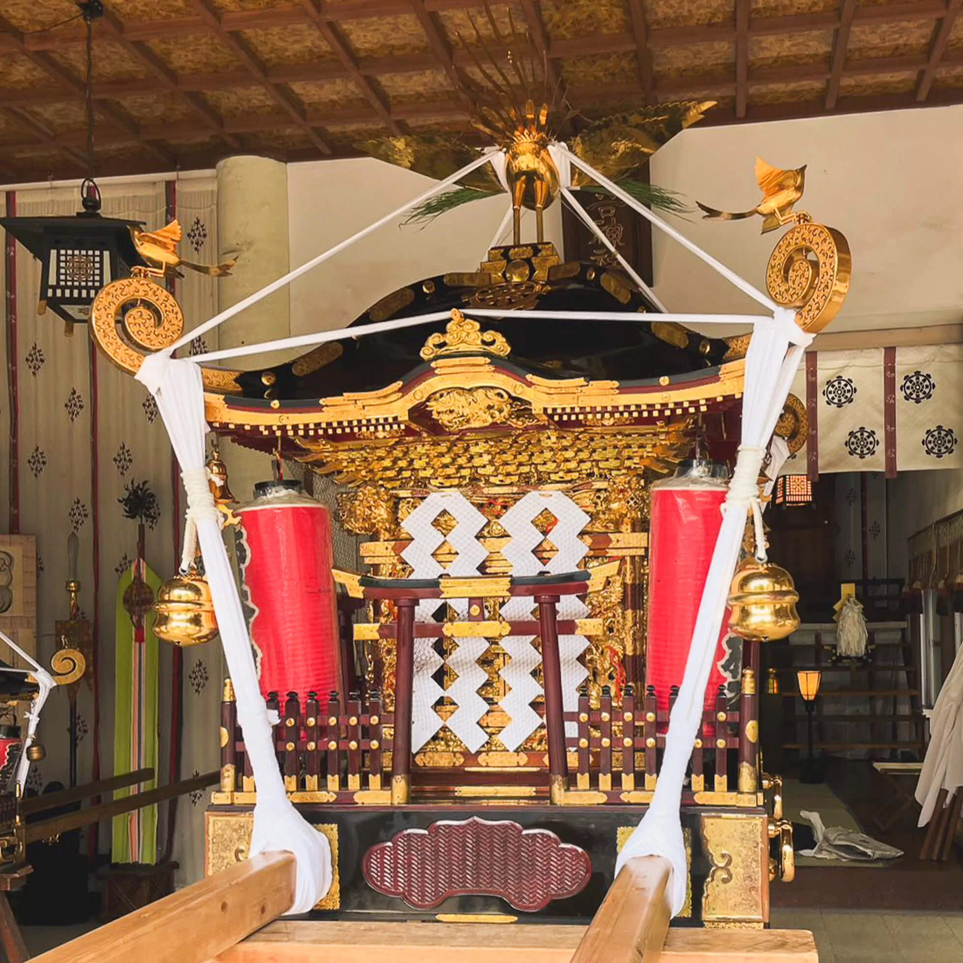 菅谷神社　天保神輿　寒川町重要文化財